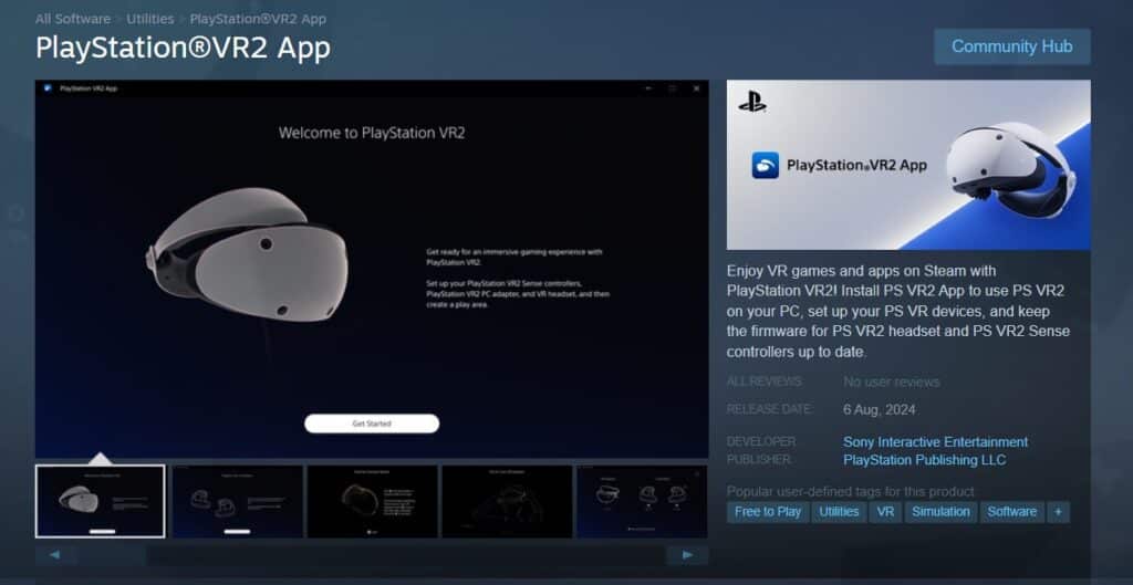 PSVR 2 Steam App