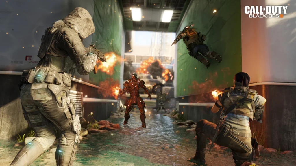 Call of Duty Black Ops 3 Wall Running