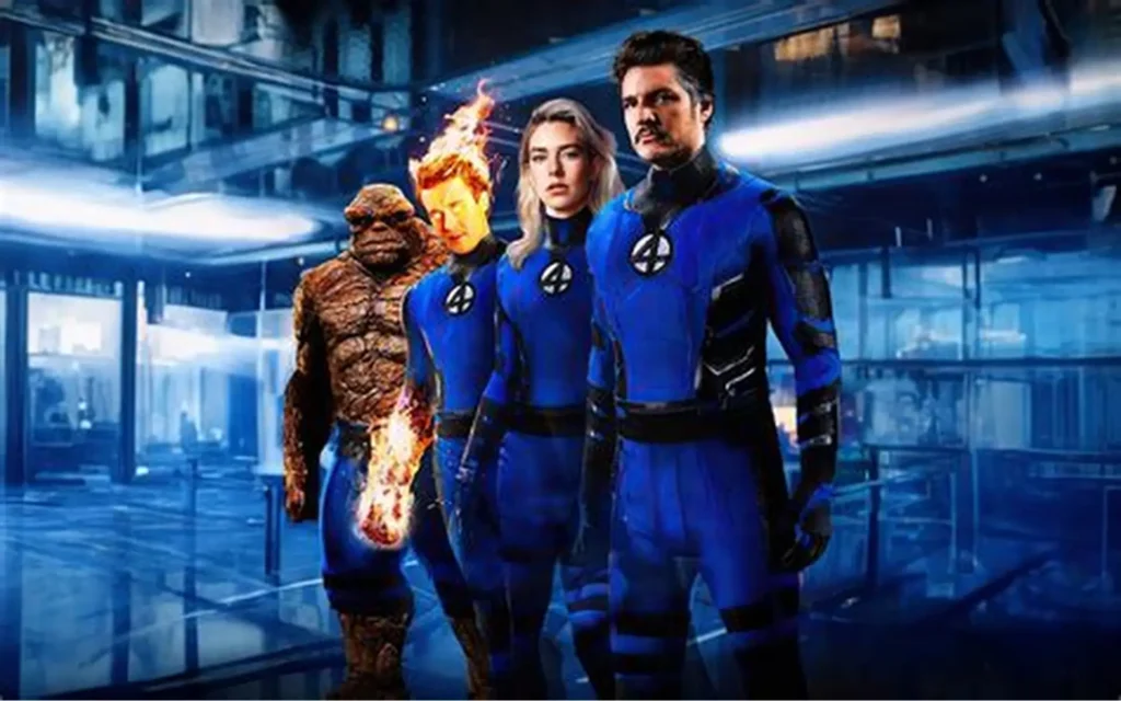 The Fantastic Four confront Doctor Doom after he kidnaps Franklin Richards in a parallel universe