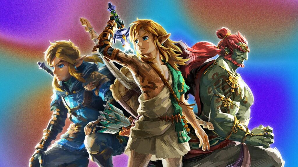 The mysterious Zelda Imprisoning War Sages briefly appear in flashbacks, leaving players curious about their identities.