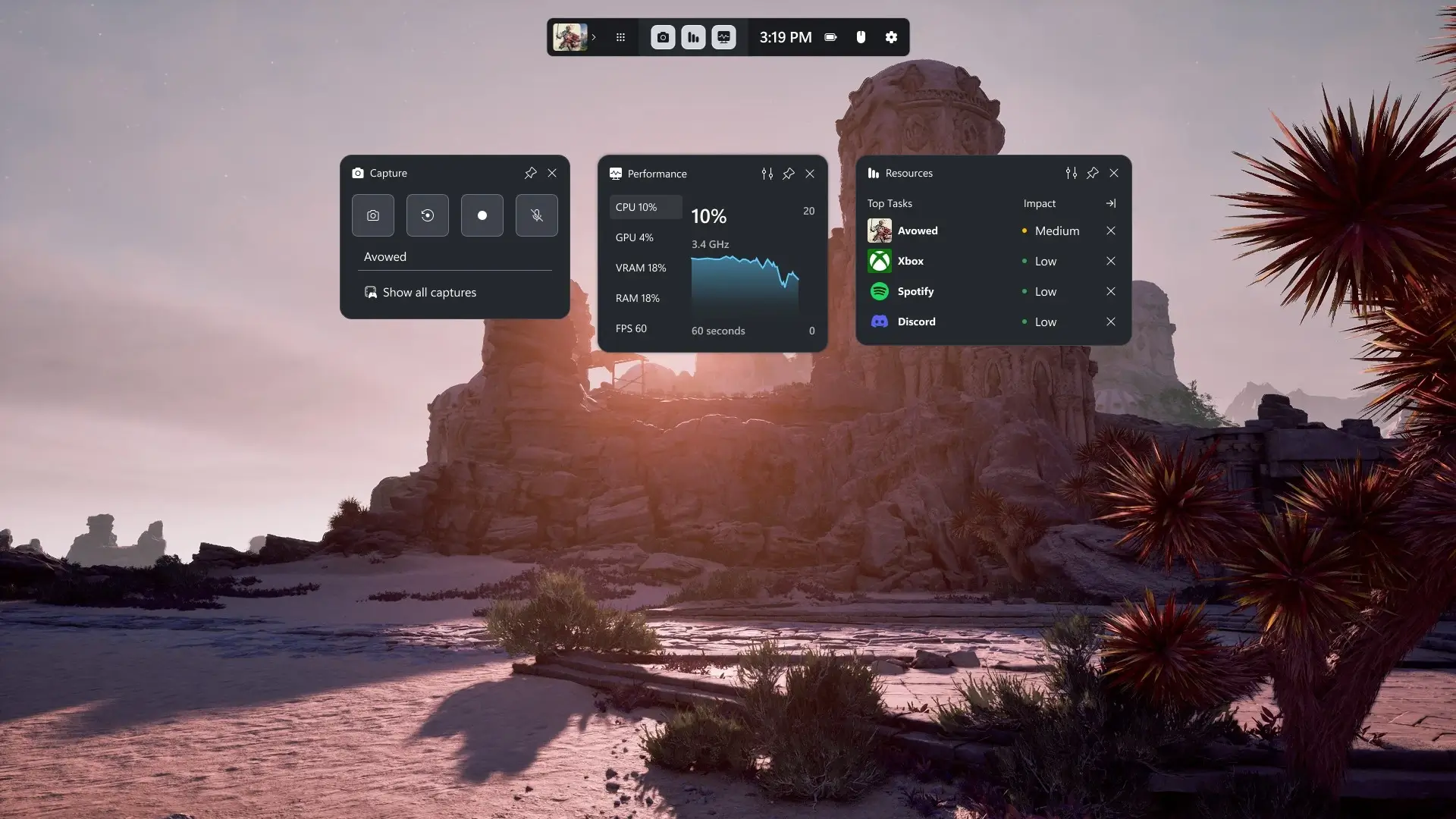 Xbox Game Bar