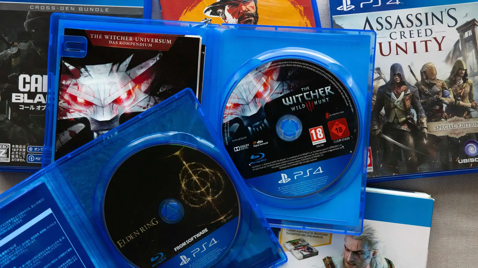 Physical Discs PS4