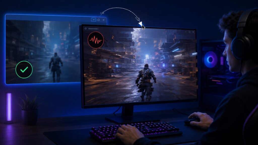 Game Is Smooth When Tabbed Out But Stutters When I Click Back In windowed vs focused gaming experience