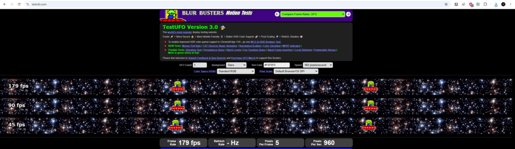 test VRR without guessing