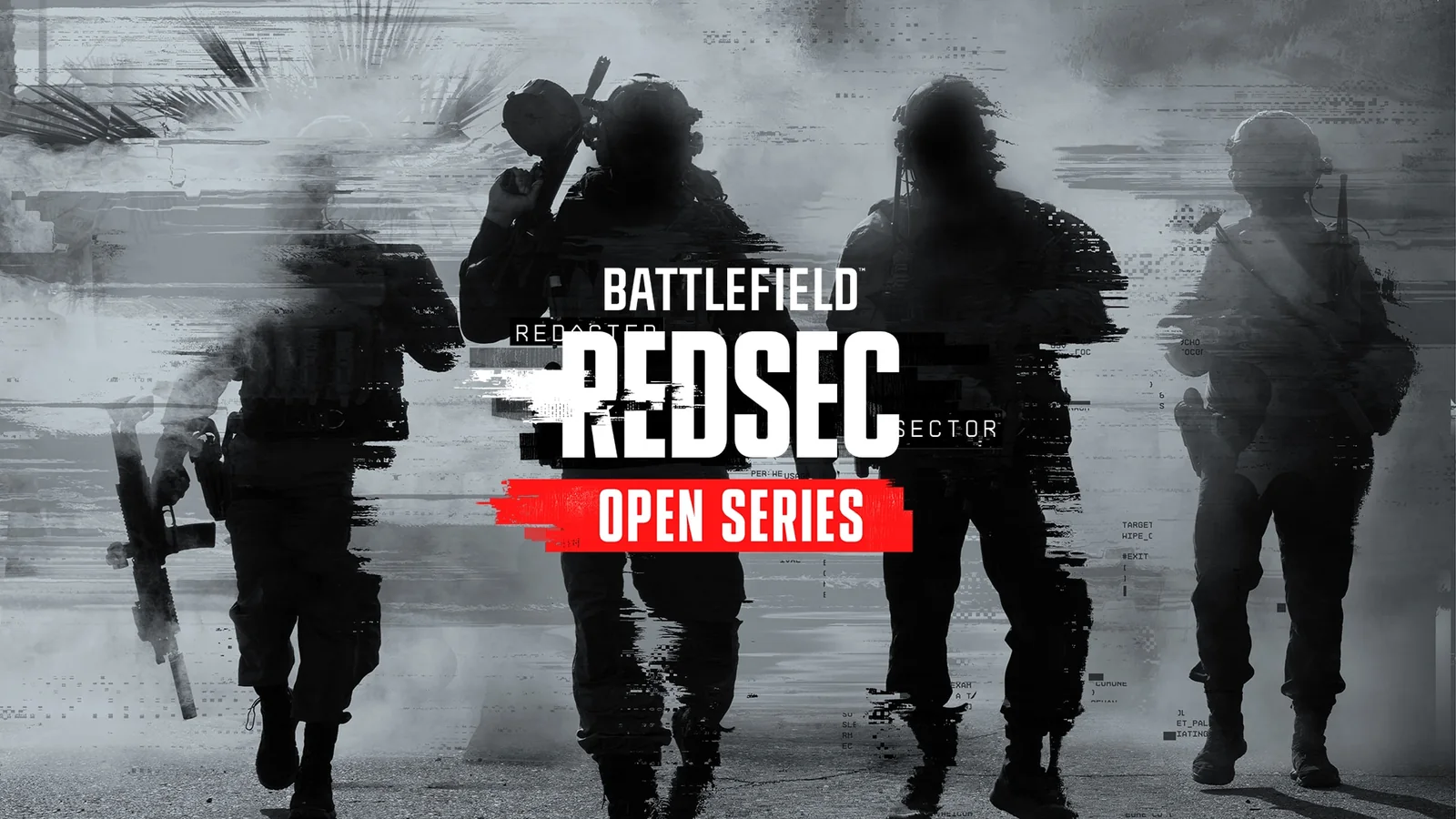 Official Battlefield REDSEC screenshot for Rapid Royale showing soldiers running through a city street as explosions