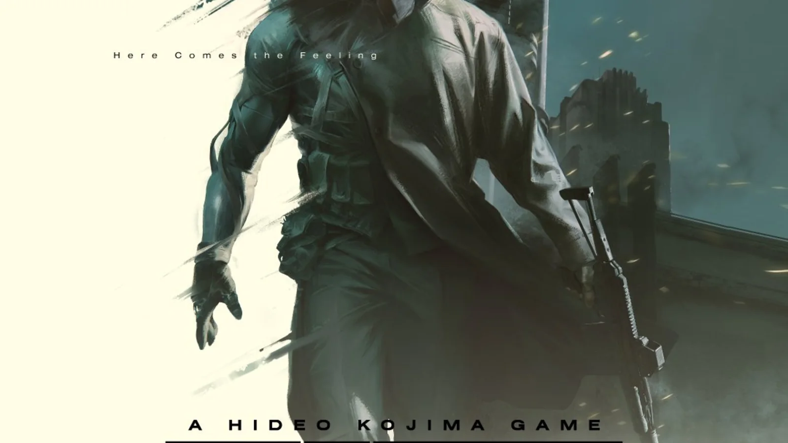 PHYSINT promotional key art showing the silhouetted espionage protagonist in a long coat with the game logo
