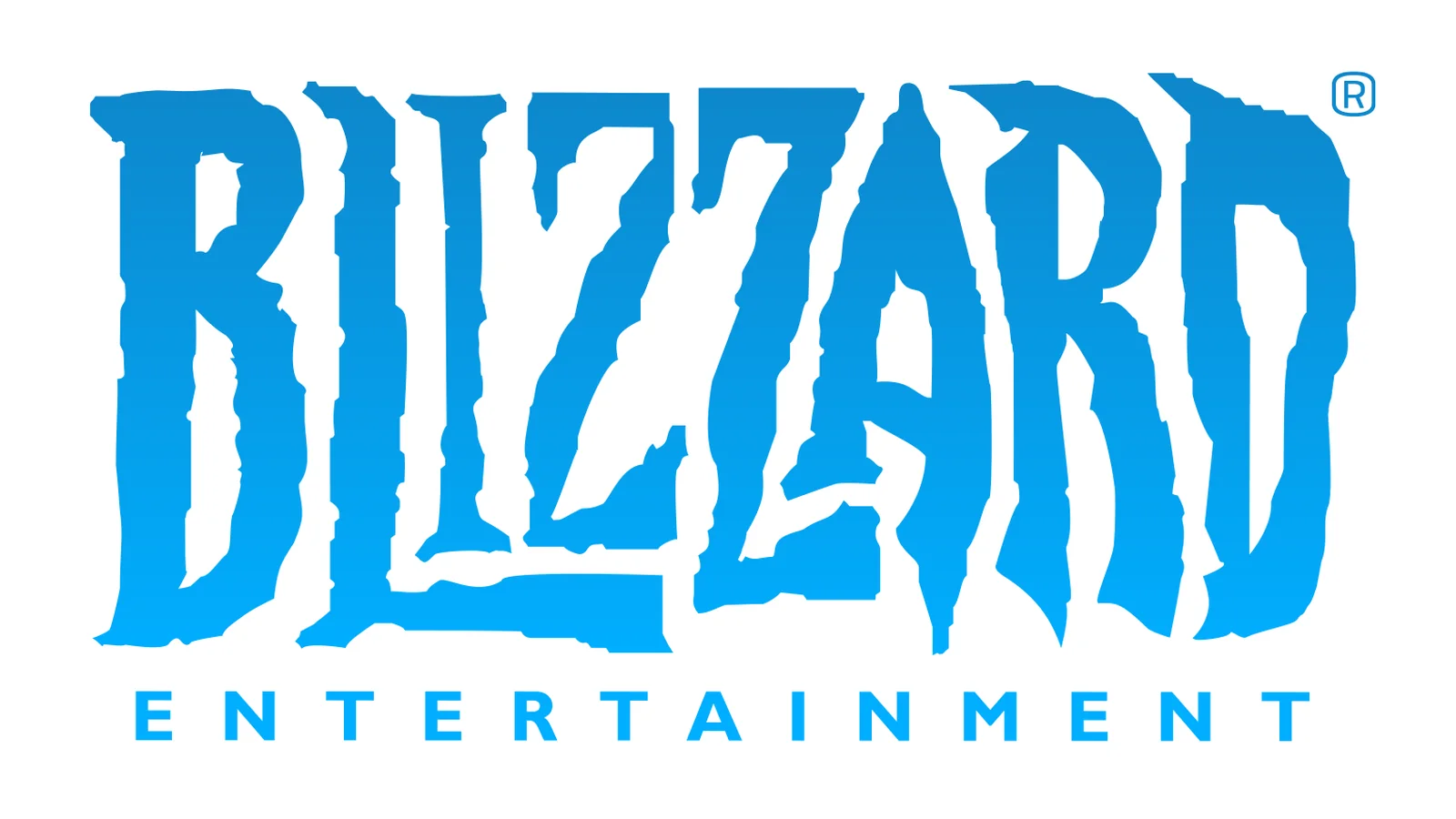 Blizzard Entertainment office interior with the Blizzard logo prominently displayed