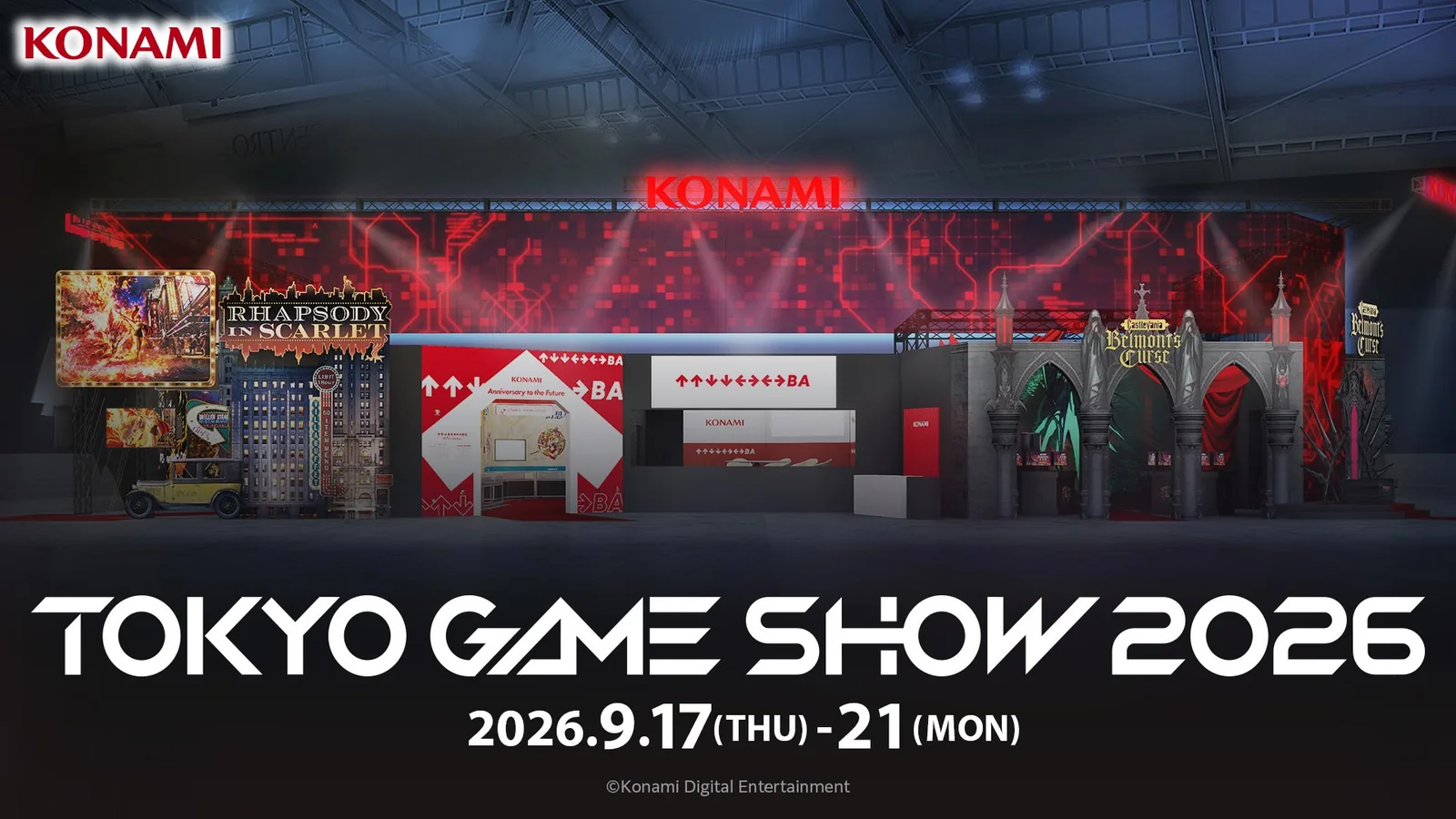 Official Castlevania: Belmont’s Curse artwork used for the game’s Tokyo Game Show 2026 exhibit
