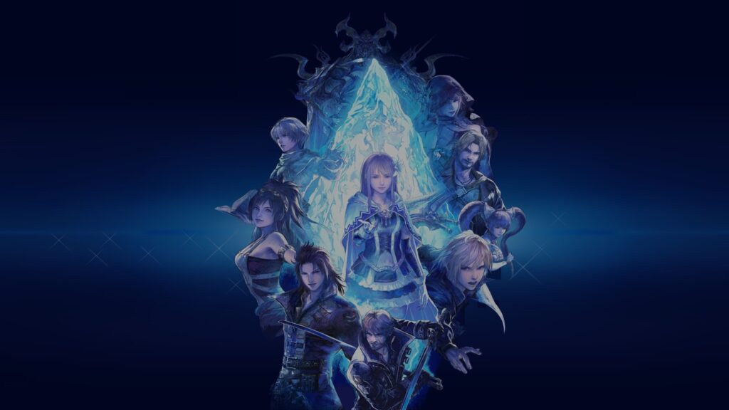 Final Fantasy Resonance TGS Trailer Shows New Story and Gameplay Official Final Fantasy Resonance key art featuring the game's central cast arranged around a glowing crystal