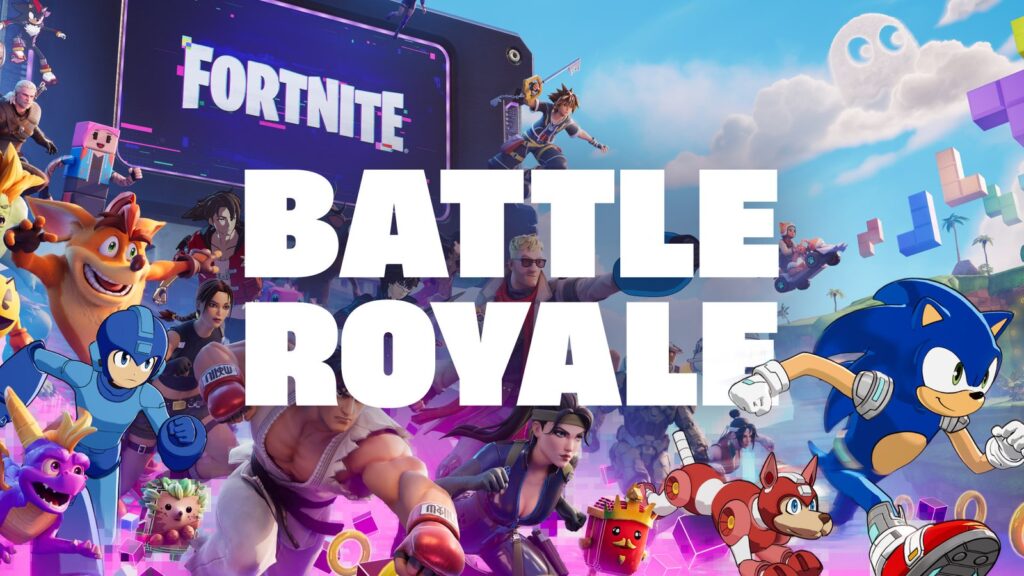 Fortnite Adds Five Playable Arcade Mini-Games to Battle Royale Official Fortnite Chapter 7 Season 4: Override Battle Royale artwork featuring Sonic, Mega Man, Pac-Man, Crash Bandicoot