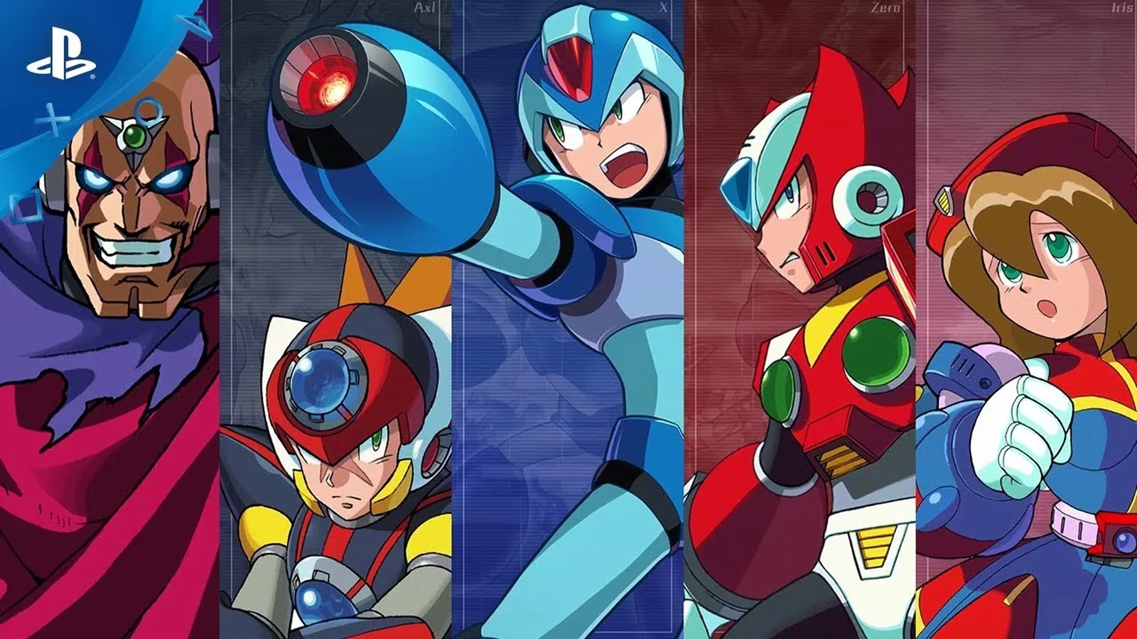Official Mega Man X Legacy Collection announcement-trailer thumbnail featuring X and imagery from the Mega Man X series