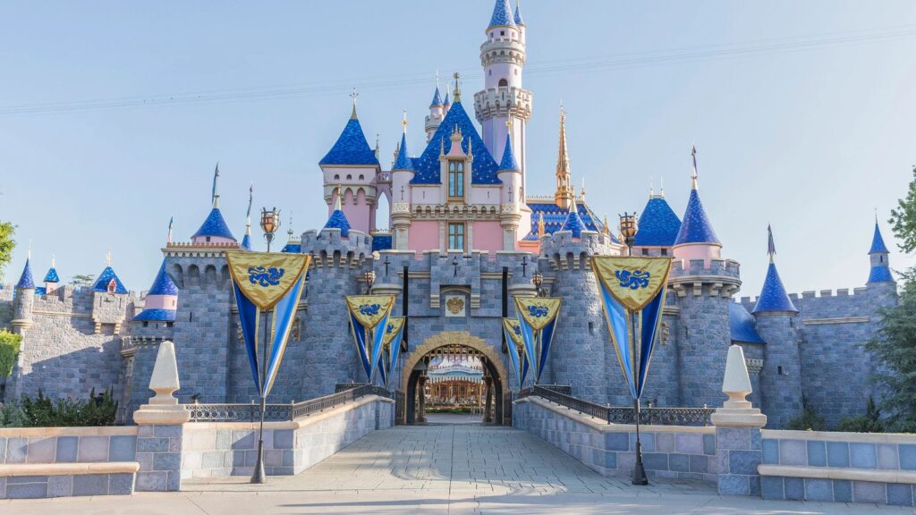 Frontier Announces New Disney Creative Management Sim Official photograph of Disneyland’s Sleeping Beauty Castle in daylight