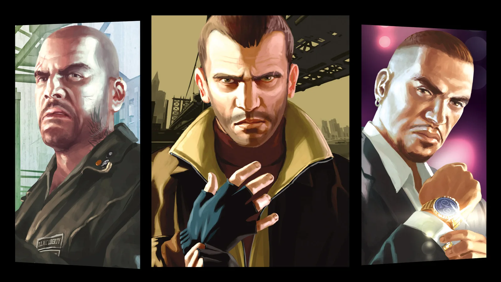 Grand Theft Auto IV Complete Edition promotional imagery for the Rockstar Games Launcher and Steam release
