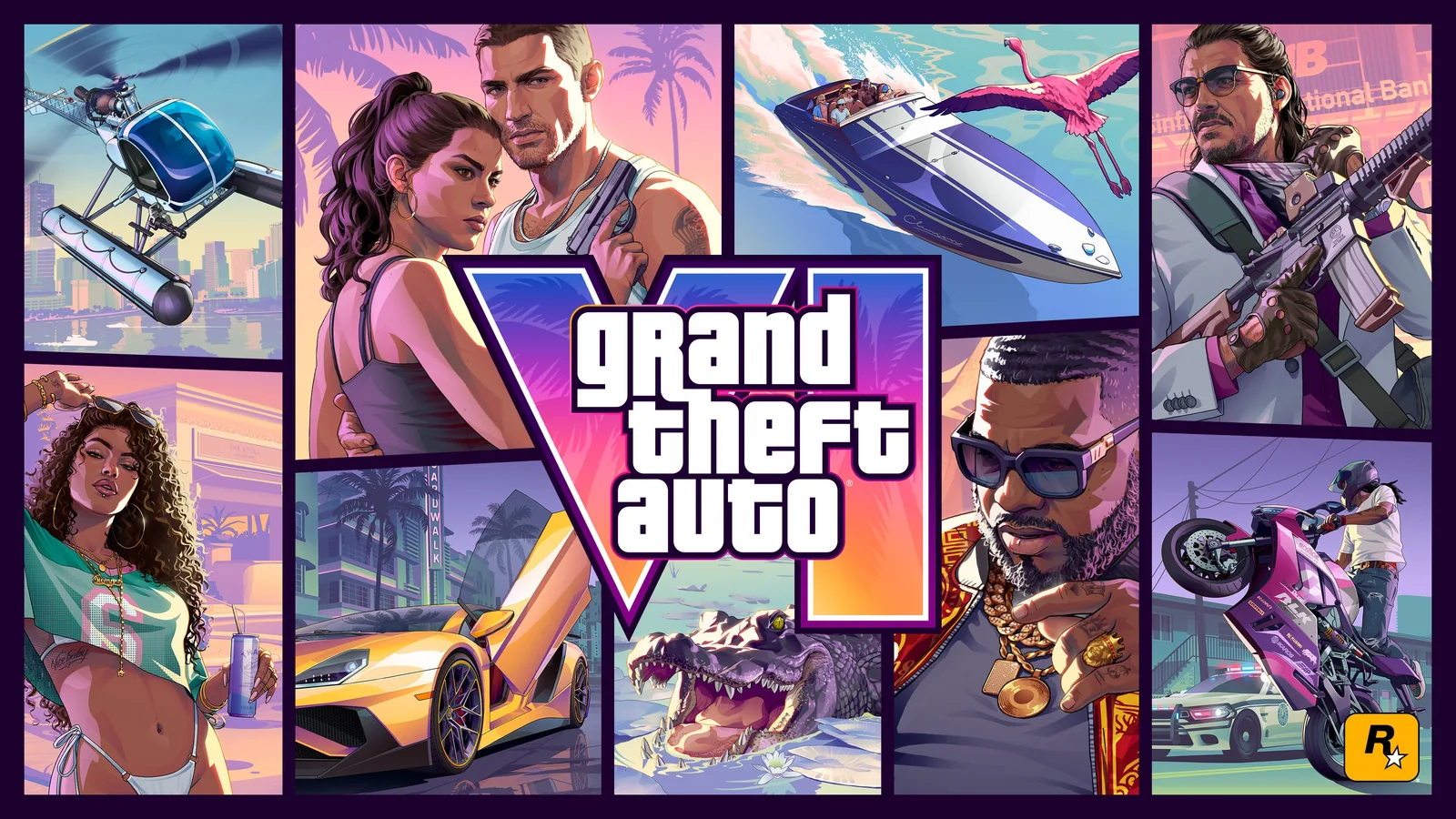 Official GTA VI artwork featuring Dre'Quan Priest, the aspiring music mogul working with Boobie Ike through Only Raw