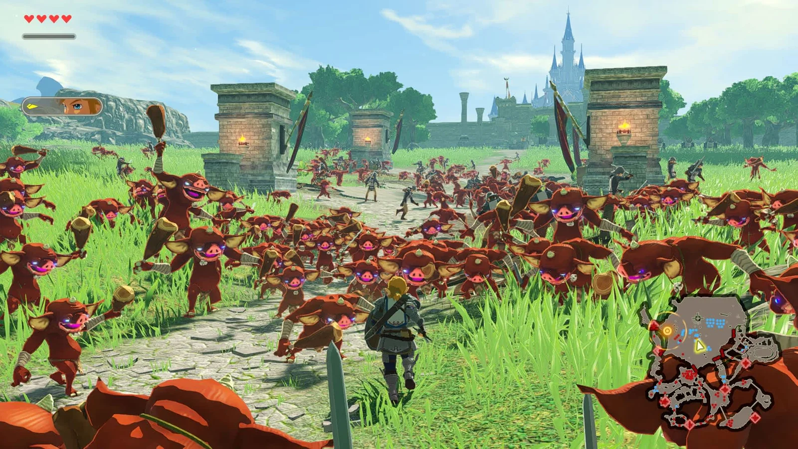 Official Hyrule Warriors: Age of Calamity – Definitive Edition gameplay screenshot from Nintendo’s Switch 2 gallery