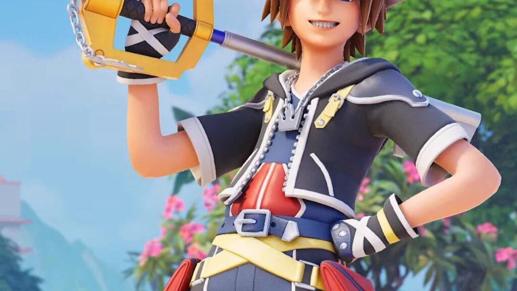 Kingdom Hearts x Fortnite Set for September 17 With Four Skins Sora shown in his Fortnite appearance holding a Keyblade