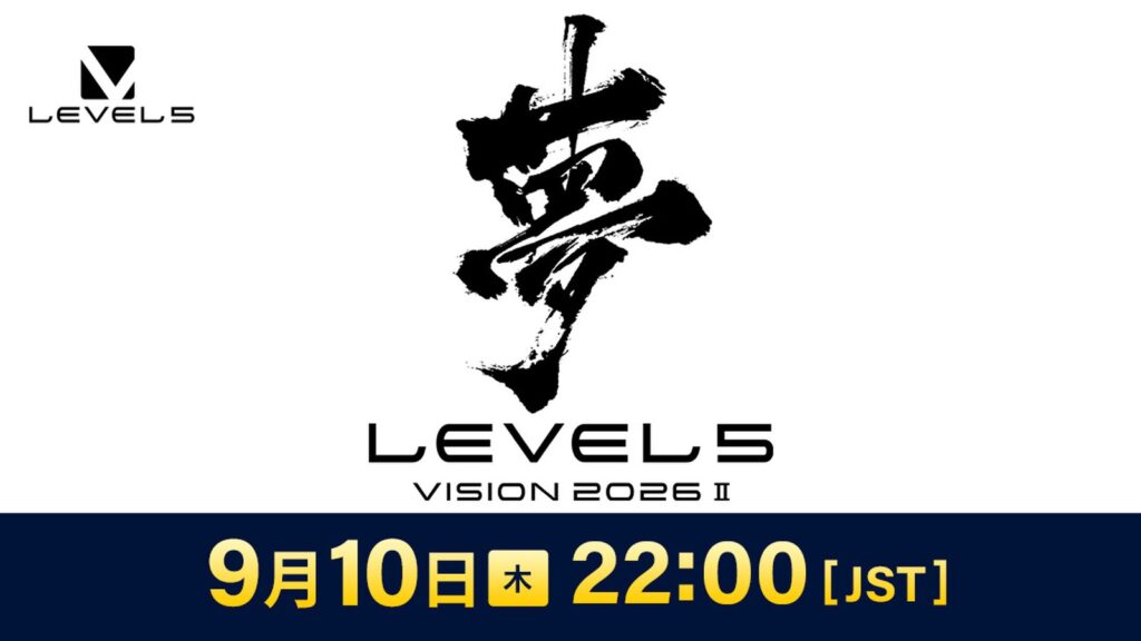 Level-5 CEO Apologizes for Generative AI Use in Game Showcase Official LEVEL5 VISION 2026 II logo artwork from the showcase page