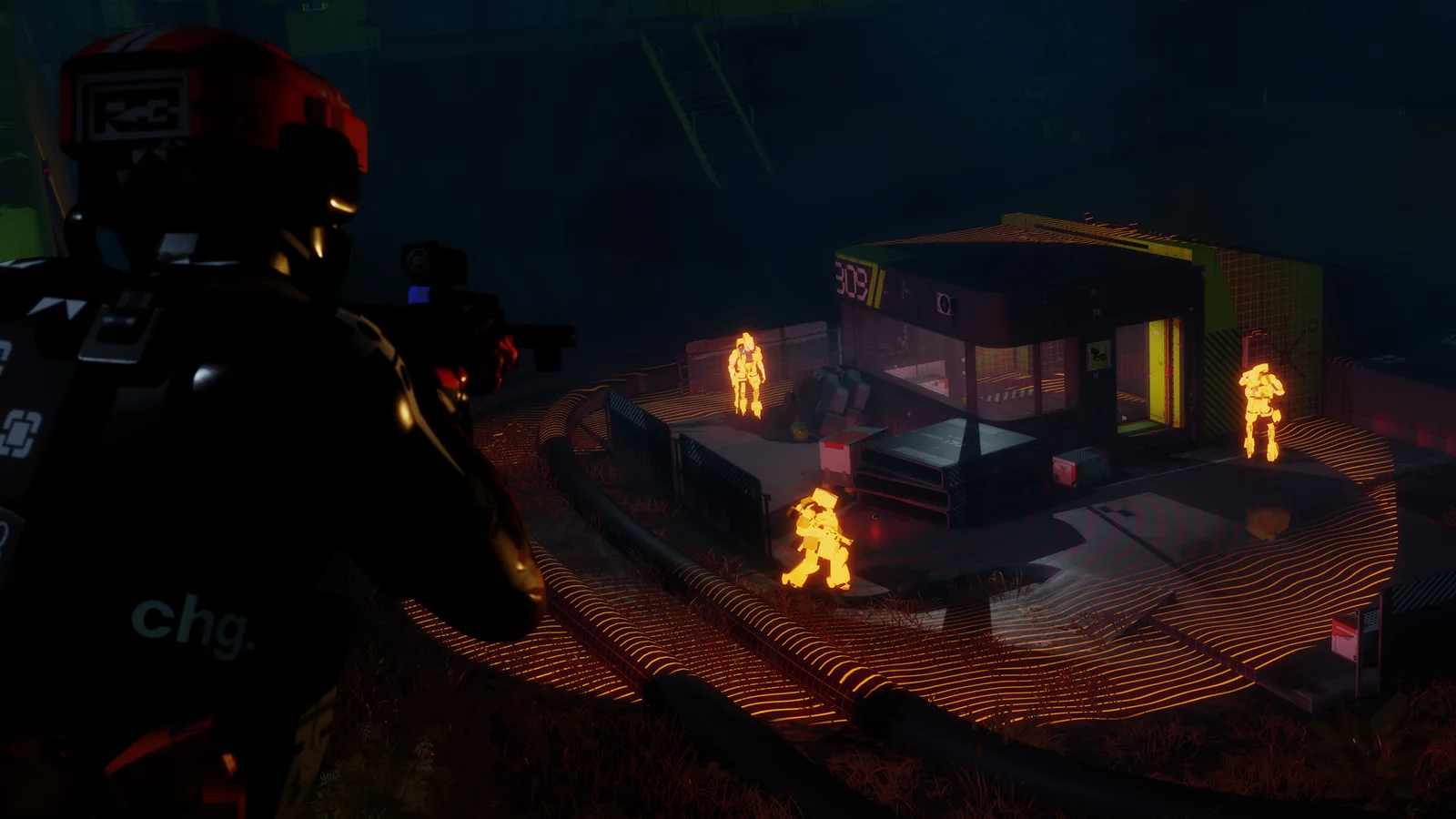 Official Marathon Season 2 screenshot showing gameplay in the darker Dire Marsh environment