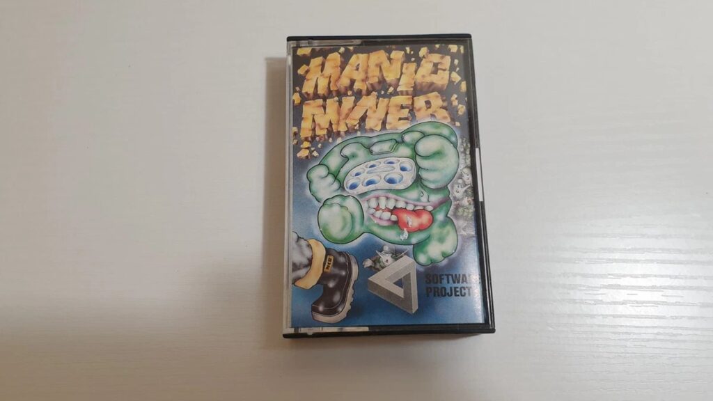 Original Manic Miner ZX Spectrum cassette box
