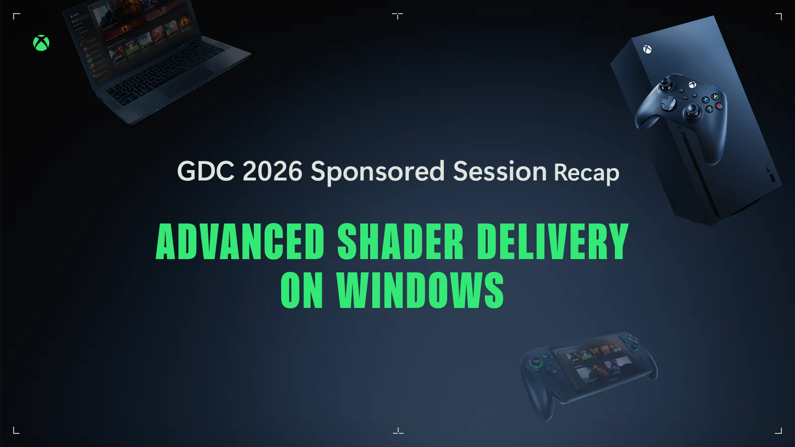 Official Microsoft Game Dev hero artwork for Advanced Shader Delivery on Windows