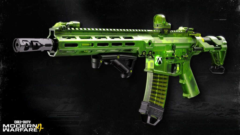 Official Inner Circuit M4 Blueprint in its translucent OG Green Xbox 25th Anniversary visual treatment