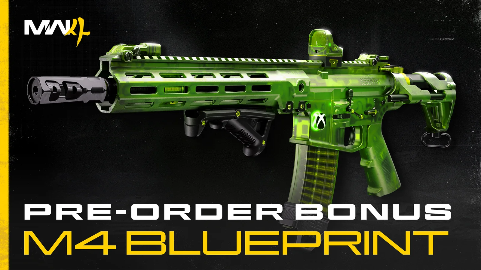 Official Inner Circuit M4 Blueprint in its translucent OG Green Xbox 25th Anniversary visual treatment