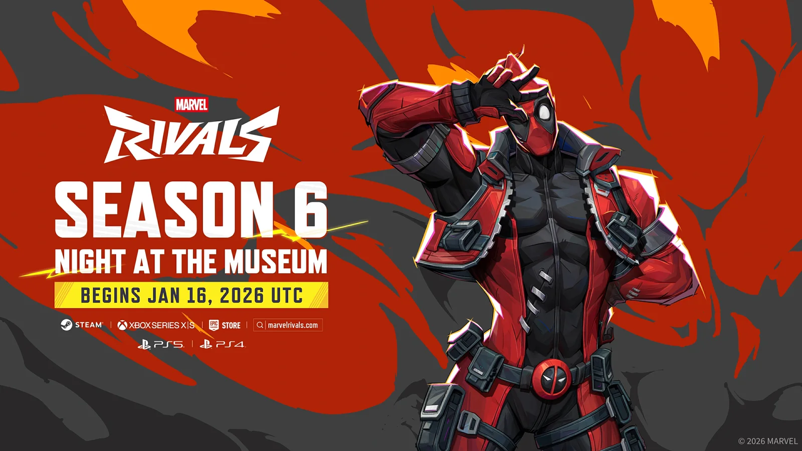 Marvel Rivals promotional artwork showing multiple characters in a colorful fantasy setting