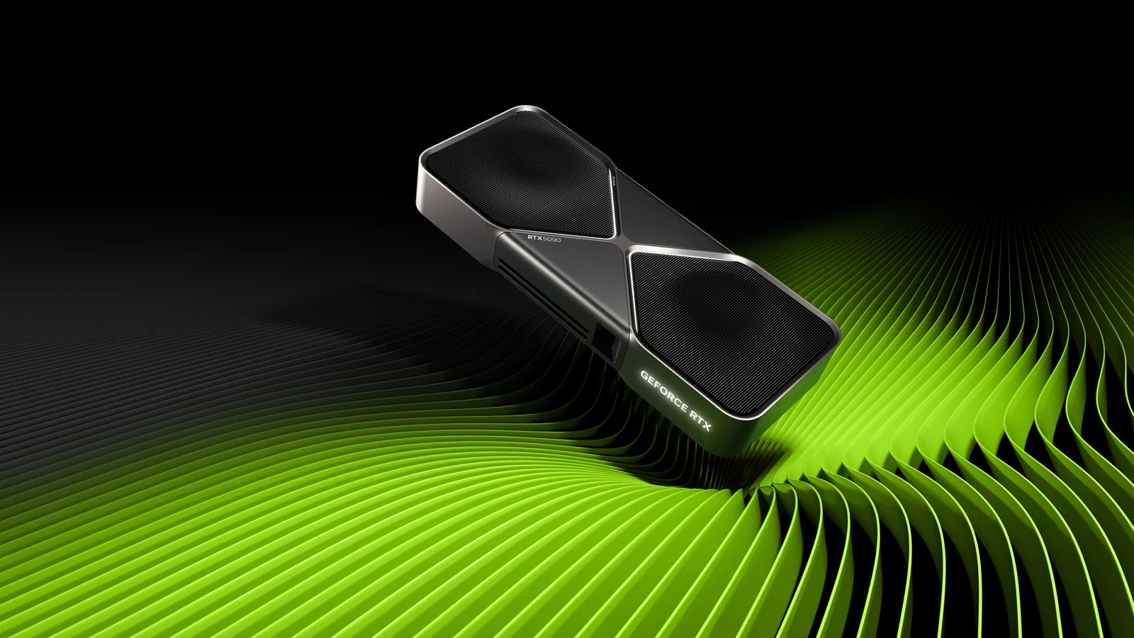 Official GeForce RTX 5090 product render from NVIDIA’s RTX 50 Series launch materials