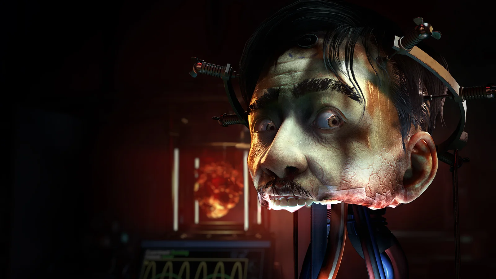 Official Ontos screenshot showing a man inside one of Samsara's ornate interior spaces