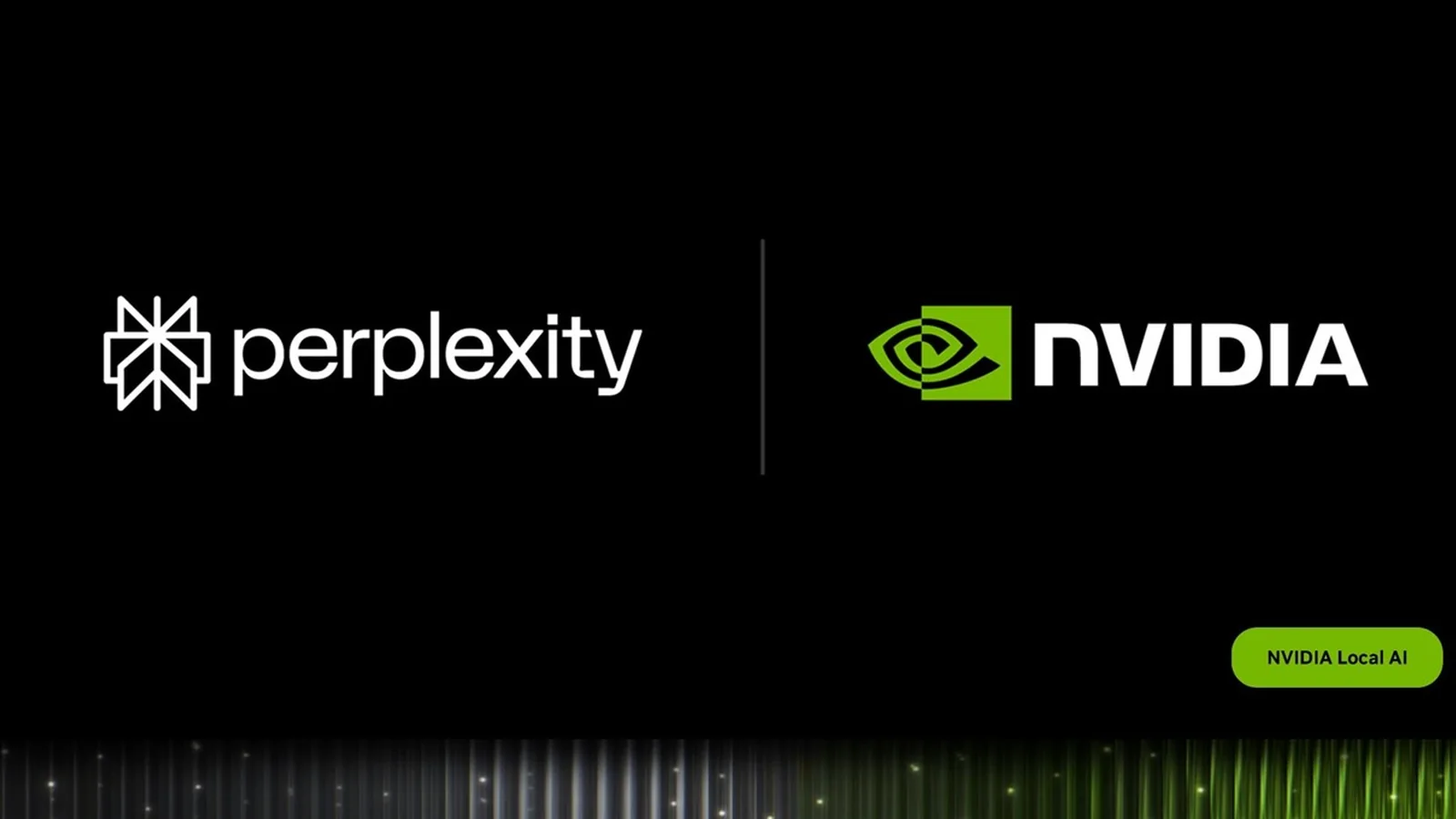 Official NVIDIA and Perplexity promotional artwork for Portable Computer on Windows