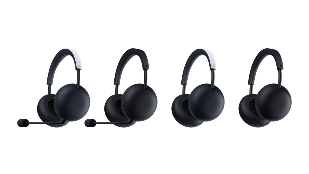 PlayStation Pulse and Pulse Edge Wireless Headsets Revealed Official product image showing PlayStation Pulse and Pulse Edge headsets together in White and Midnight Black