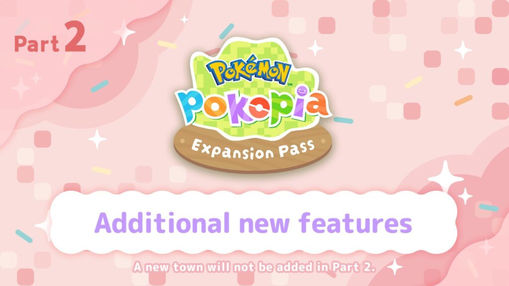 Pokémon Pokopia Expansion Pass Part 2 Adds Accessories and New Pokémon Official Pokémon Pokopia Expansion Pass Part 2 promotional screenshot from Nintendo’s DLC gallery