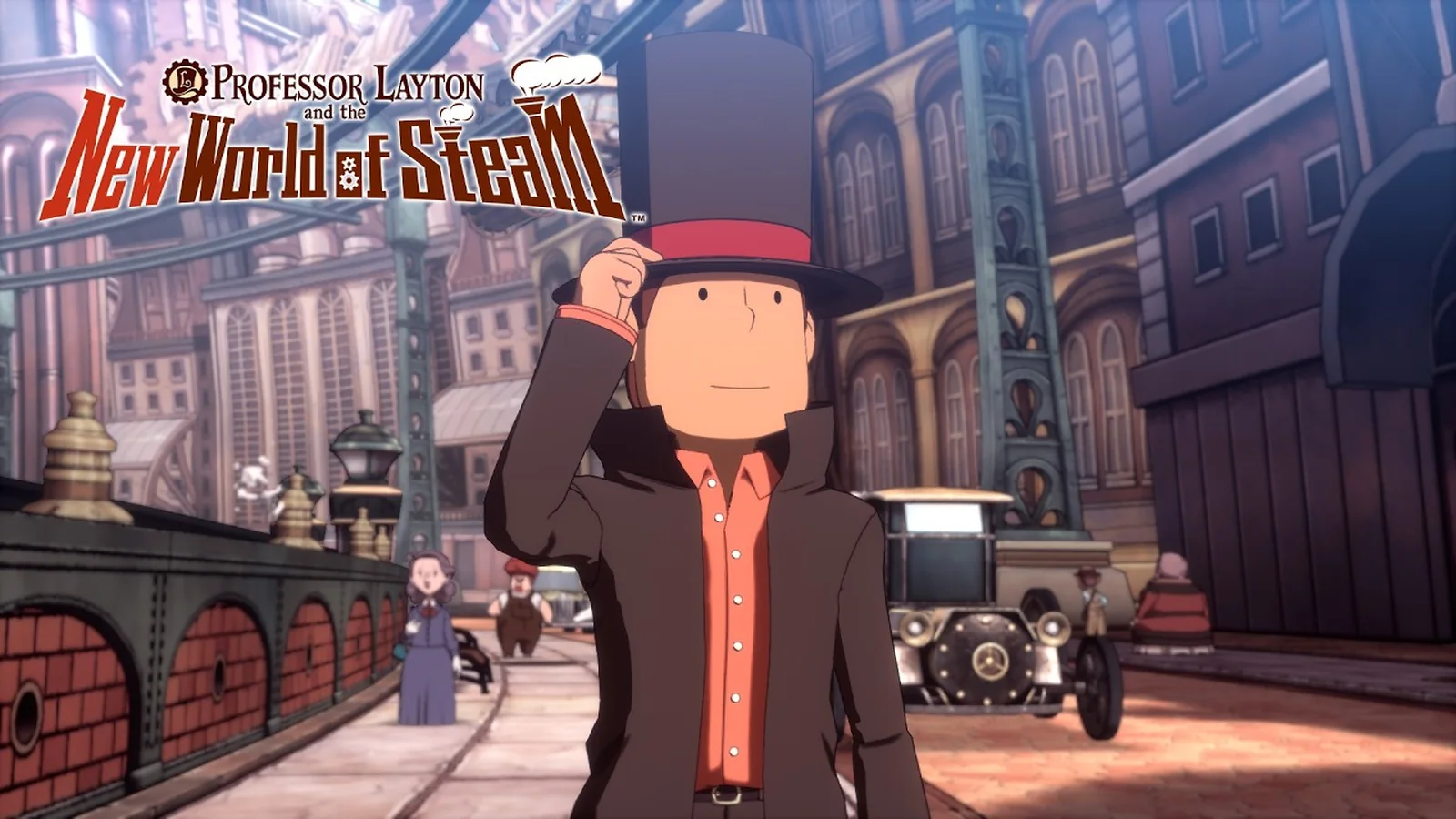 Official release-date trailer thumbnail for Professor Layton and the New World of Steam