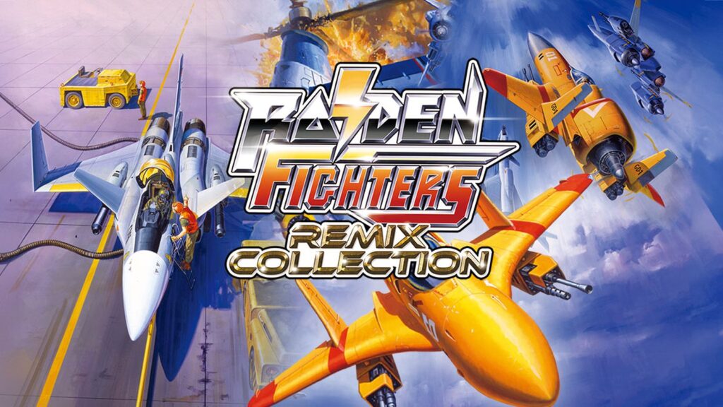 Raiden Fighters Remix Collection Steam Listing Points to PC Release Official Raiden Fighters Remix Collection promotional artwork showing three fighter aircraft around the Raiden Fighters