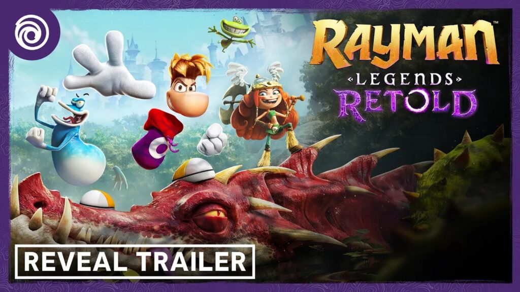 Rayman Legends Retold Delayed to December 3, 2026 Official Rayman Legends Retold reveal artwork featuring Rayman, Globox, Barbara and a dragon