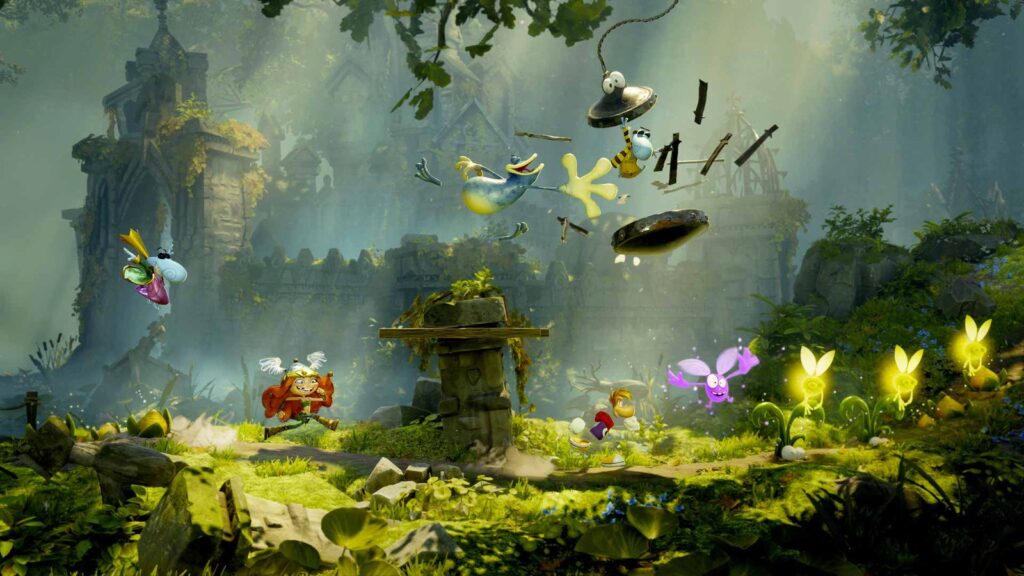 Rayman Legends Retold Overview Trailer Details New Content Rayman Legends Retold gameplay screenshot from the Once Upon a Time stage