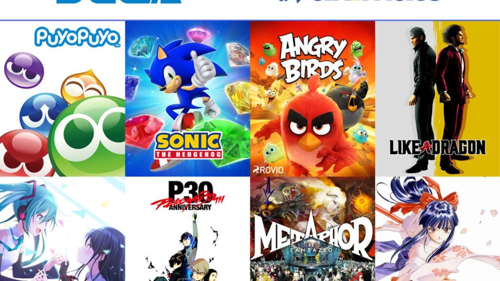 Sega Says Some Fans Engage More With IPs Than Game Players Official SEGA and animate collaboration artwork featuring Like a Dragon alongside Sonic, Persona, Metaphor, Puyo Puyo