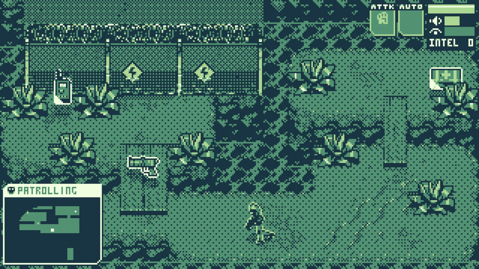 Official gameplay screenshot showing Ripley infiltrating a fenced military compound