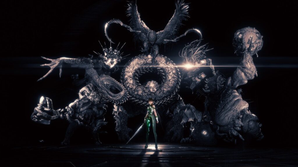 Official Stellar Blade Complete Edition artwork featuring EVE and the game’s sci-fi action presentation
