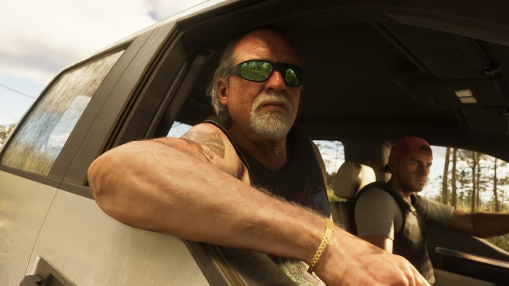 Stephen Root Confirms GTA VI Role After Brian Heder Speculation Official GTA VI screenshot of Brian Heder
