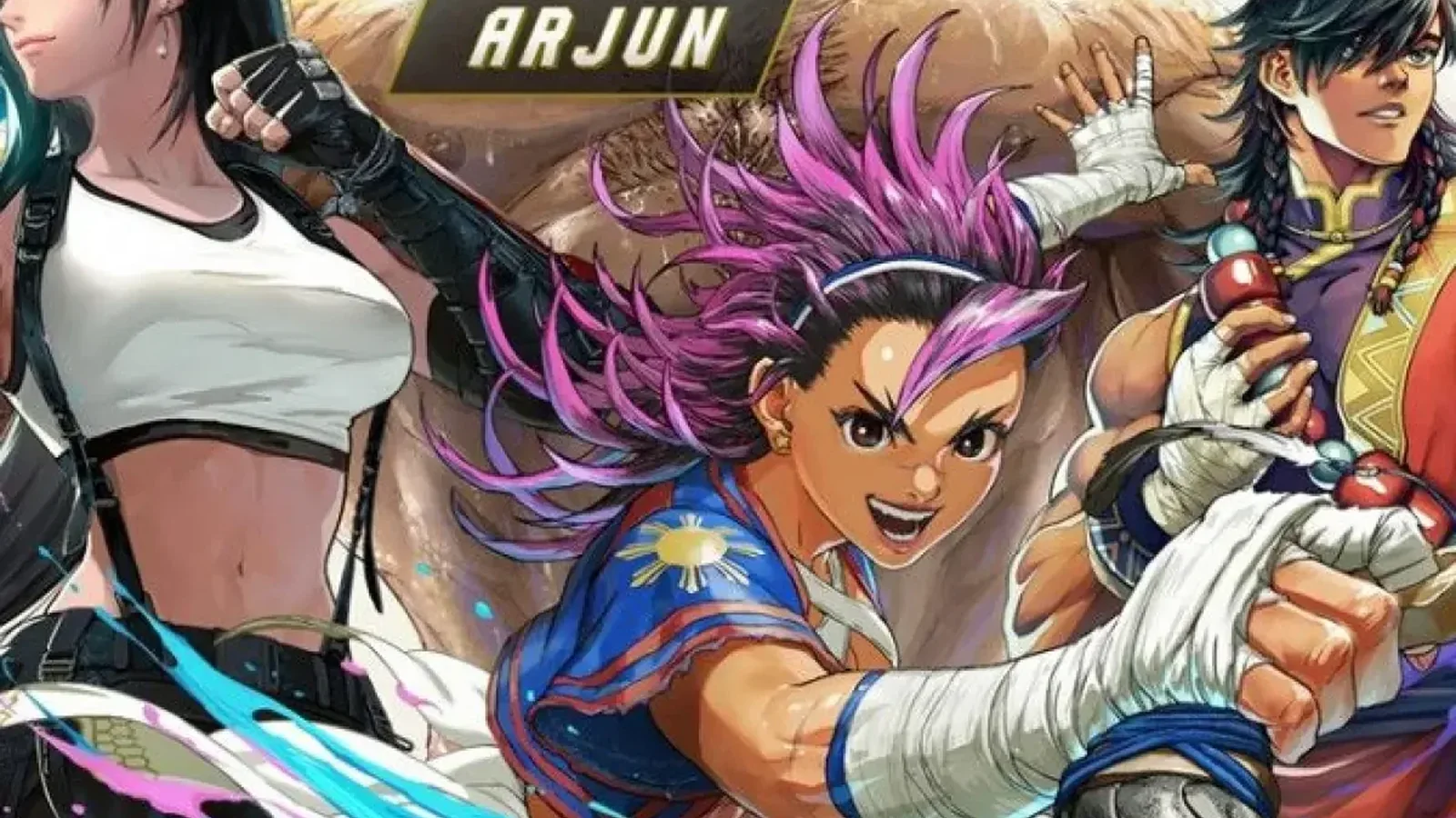 Street Fighter 6 Year 4 promotional art showing Arjun alongside other new season characters