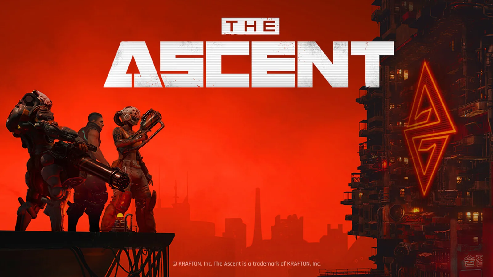 Official The Ascent promotional image from KRAFTON’s dedicated game page