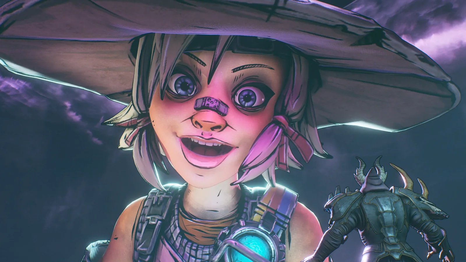 Official Tiny Tina’s Wonderlands image showing Tiny Tina in a close-up fantasy scene