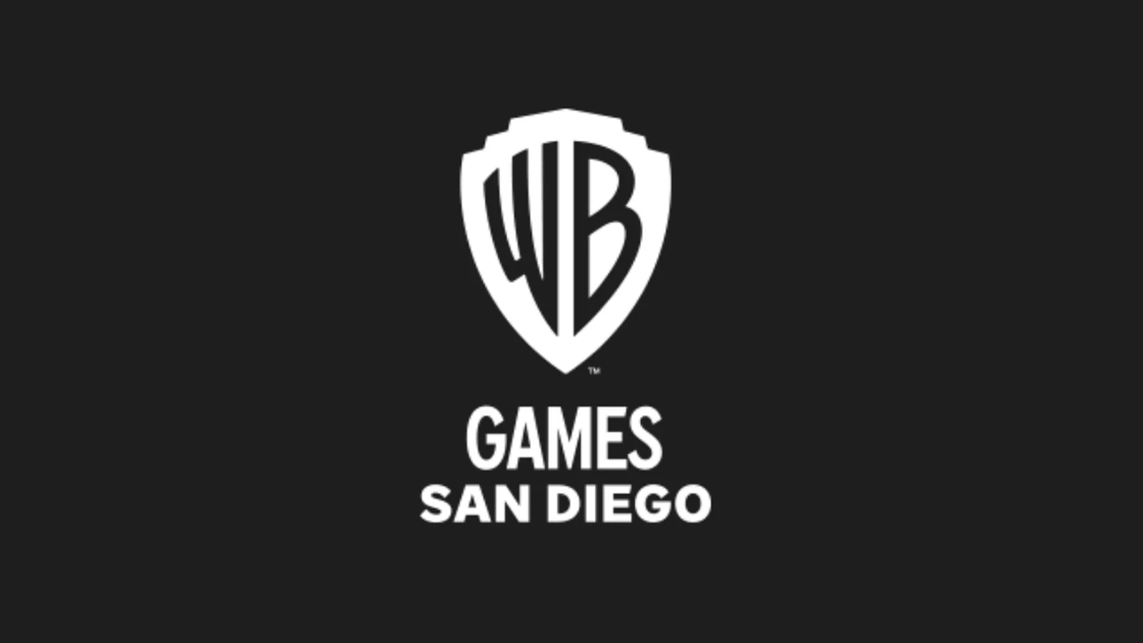 Official Warner Bros. Games San Diego branding with the WB Games shield and studio name