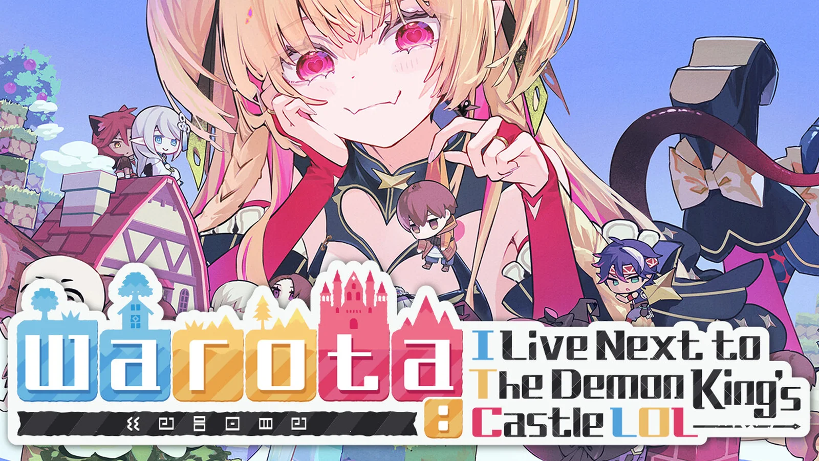 Official Steam capsule artwork for Warota featuring the game's main promotional composition
