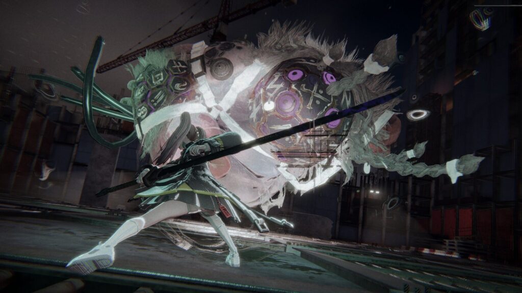 WPCA: World Phasebound Control Authority Announced for PS5 and PC Official WPCA gameplay image showing a Containment Agent confronting a huge Phasebound Horror on a nighttime urban