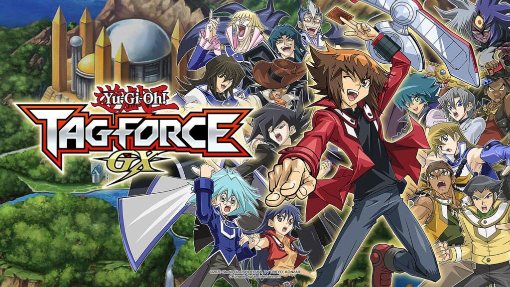 Yu-Gi-Oh! TAG FORCE GX Launches February 16, 2027 Official Yu-Gi-Oh! TAG FORCE GX key art created for the remake announcement