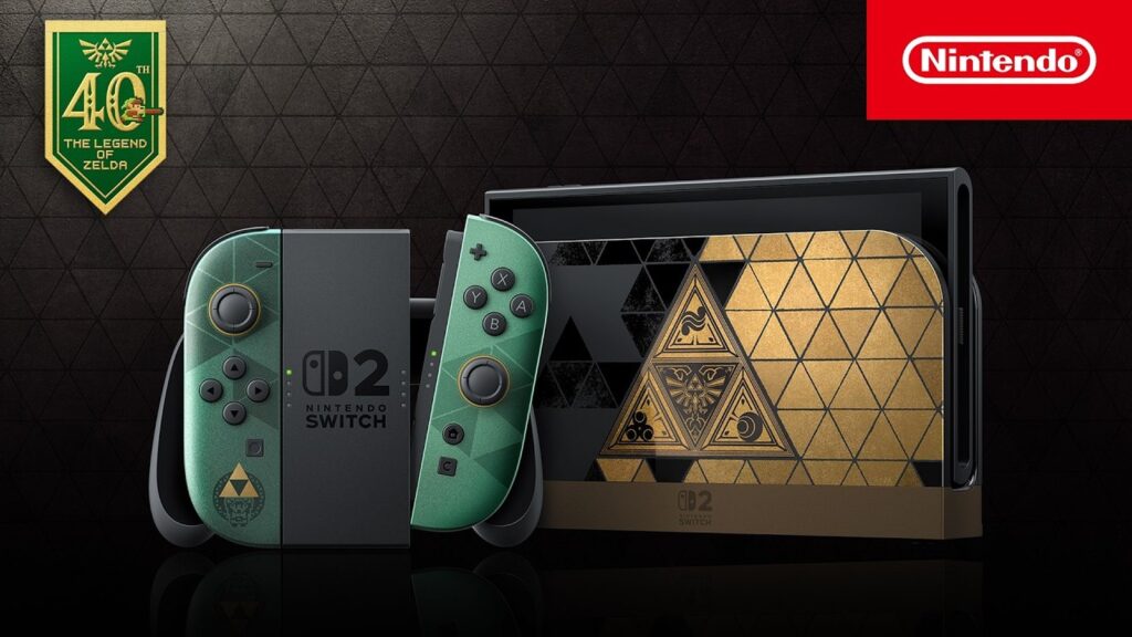 Zelda 40th Anniversary Nintendo Switch 2 Launches October 29 Official Nintendo video thumbnail showing the Nintendo Switch 2 – The Legend of Zelda – 40th Anniversary Edition