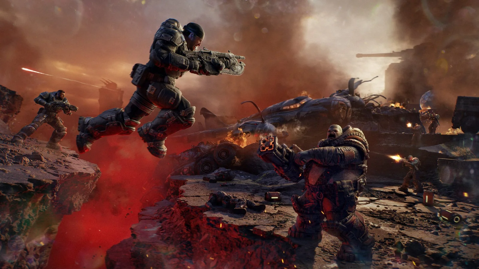 Official Xbox Wire hero image for the October 5–9 release lineup featuring Gears of War: E-Day