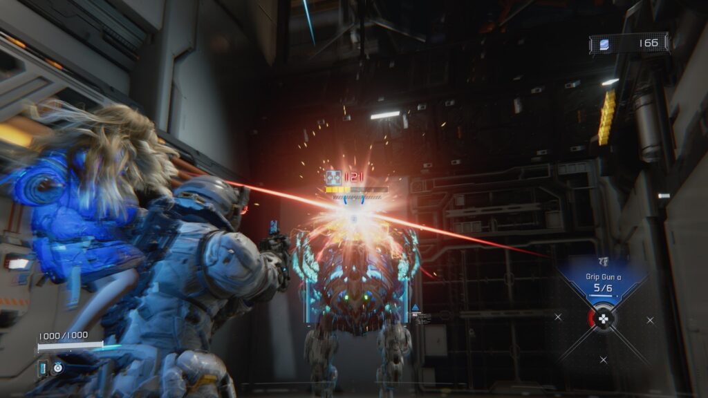 Capcom Digital Game Sales Reach 92.4%, Physical Falls to 7.6% Pragmata gameplay showing astronaut Hugh battling a robotic enemy inside a futuristic facility